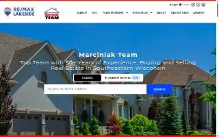 Marciniak Team - RE/MAX Lakeside of Milwaukee website