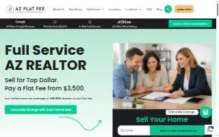 AZ Flat Fee Real Estate of Tucson website