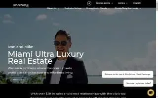 Ivan and Mike Team | Top Luxury Real Estate Agents Miami website