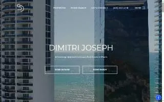 Dimitri Joseph | Miami Luxury Real Estate website