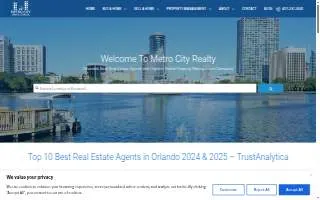 Metro City Realty website