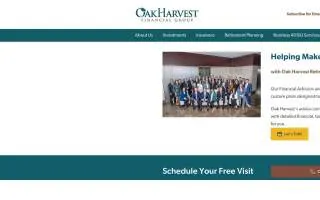Oak Harvest Financial Group website