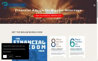 Concert Financial Planning, LLC website