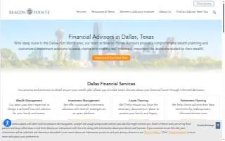 Beacon Pointe Advisors of Dallas website