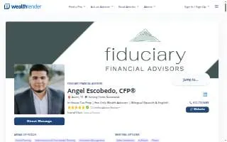 Fiduciary Financial Advisors of Austin website