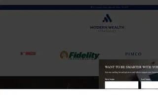 Modern Wealth Strategies website