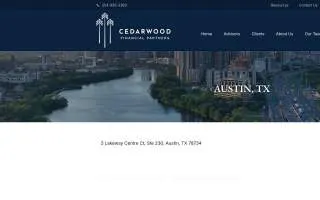 Cedarwood Financial Partners - Financial Planner: Jeremy Self website