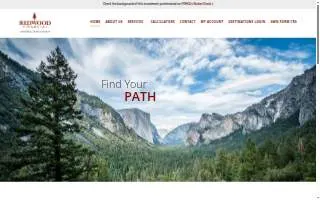Redwood Financial website