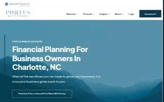 Portus Wealth Advisors website