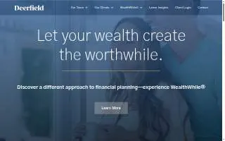 Deerfield Financial Advisors, Inc. website