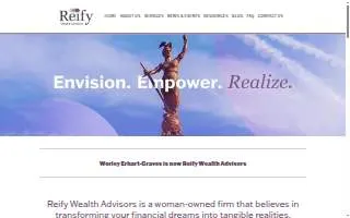 Reify Wealth Advisors website