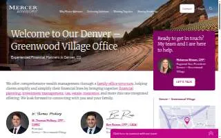 Mercer Advisors, LLC - formerly Transitions Wealth Management, LLC of Denver website