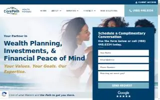 CorePath Wealth Partners Denver website