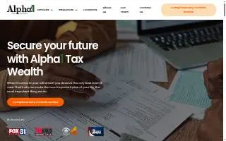 Alpha 1 Tax & Wealth Retirement Planning & Financial Advisors of Denver website