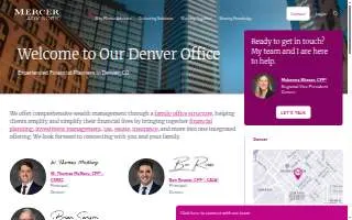 Mercer Advisors - Denver website