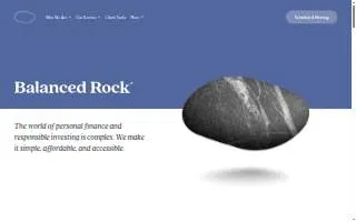 Balanced Rock Investment Advisors of Boston website