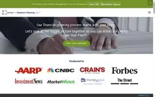 Center for Financial Planning, Inc.® of Detroit website