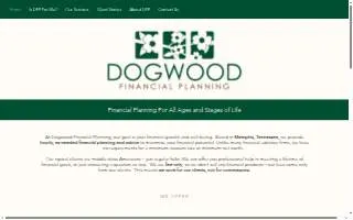 Dogwood Financial Planning website