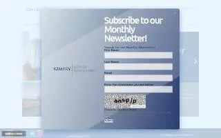 Kimery Wealth Management website