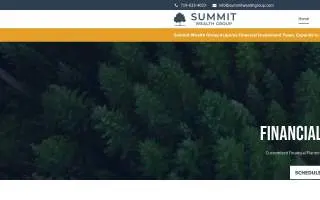 Summit Wealth Group of Memphis website