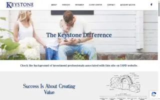 Keystone Financial Group website