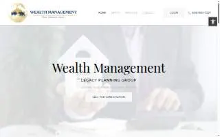 Wealth Management Legacy Planning Group of Albuquerque website