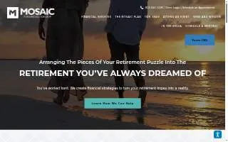 Mosaic Financial Group of Tampa website