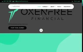 OxenFree Financial of Orlando website