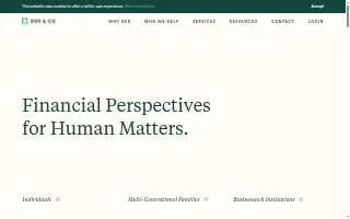 Dbr & Co website