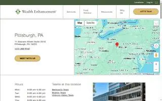 Wealth Enhancement Group of Pittsburgh website