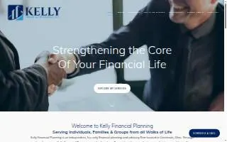Kelly Financial Planning website