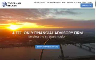Toberman Becker Wealth of St. Louis website