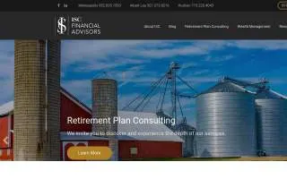 ISC Financial Advisors of Minneapolis website
