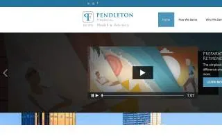 Pendleton Financial website