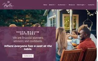 Vesta Wealth Advisors website