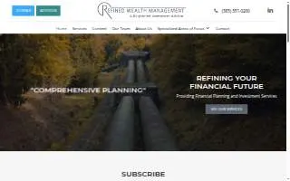 Refined Wealth Management website