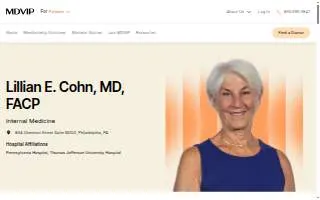 Dr. Lillian E. Cohn, MD, FACP website