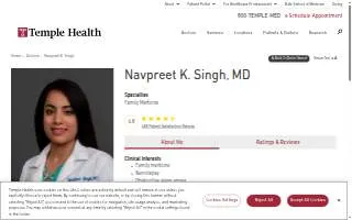 Navpreet K. Singh, MD website