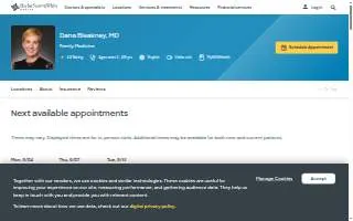 Dana Bleakney, MD website