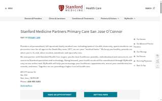 Stanford Medicine Partners Primary Care San Jose O'Connor
