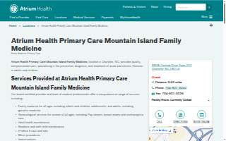 Atrium Health Primary Care Mountain Island Family Medicine