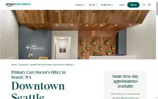 One Medical Primary Care Clinic - Downtown Seattle website