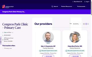 Congress Park Clinic – Primary Care