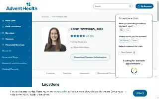Elise Yerelian, MD website