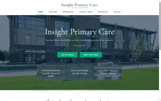 Insight Primary Care website