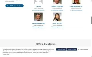 HCA HealthONE Denver Internal Medicine website