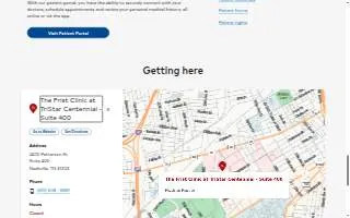 The Frist Clinic at TriStar Centennial - Suite 400 website