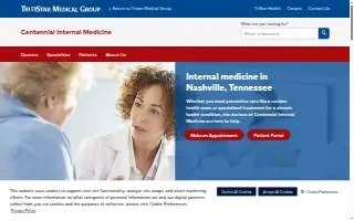 Centennial Internal Medicine website