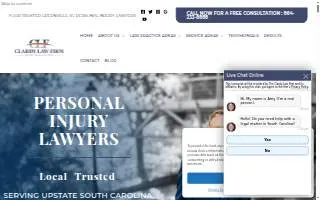 The Clardy Law Firm, P.A. website