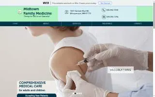 Midtown Family Medicine website